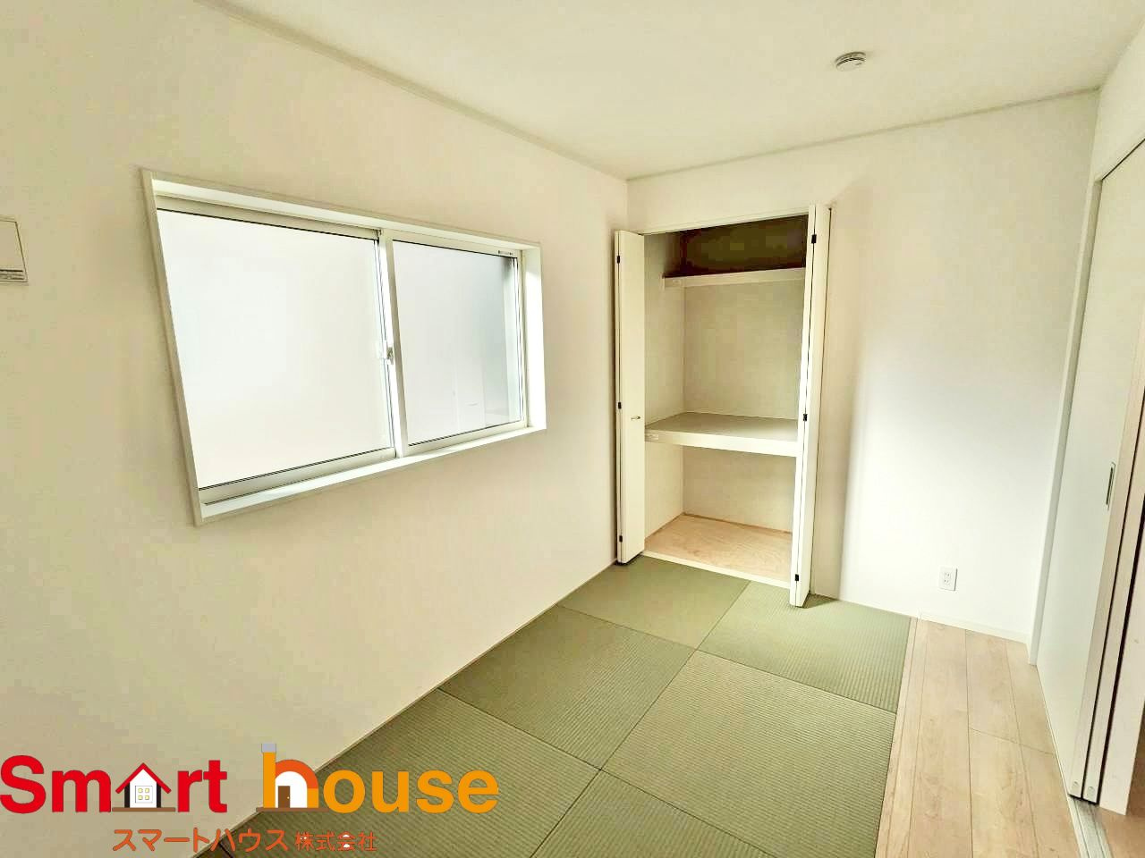 相模原市中央区田名第141　新築８棟の和室|お子様の遊び部屋や来客時の宿泊にお使いください！押入れもあるので布団など収納して綺麗にたもてます！