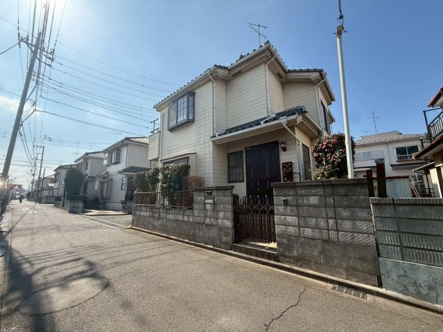 【建築条件付売地】ふじみ野市築地の前面道路含む現地写真