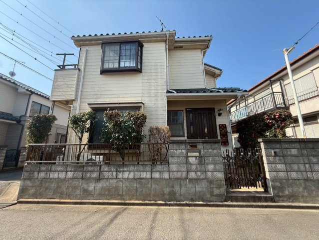 【建築条件付売地】ふじみ野市築地の前面道路含む現地写真