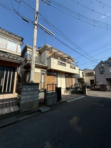 【建築条件付売地】ふじみ野市築地の前面道路含む現地写真