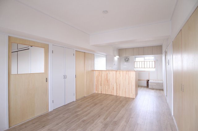 矢元台住宅の居間・リビング