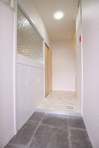 矢元台住宅の玄関