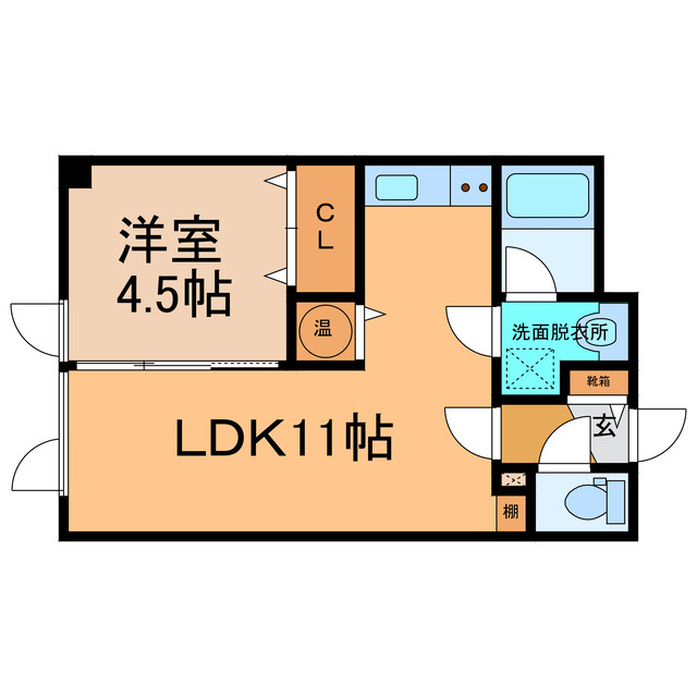 ラペル241Bの間取り