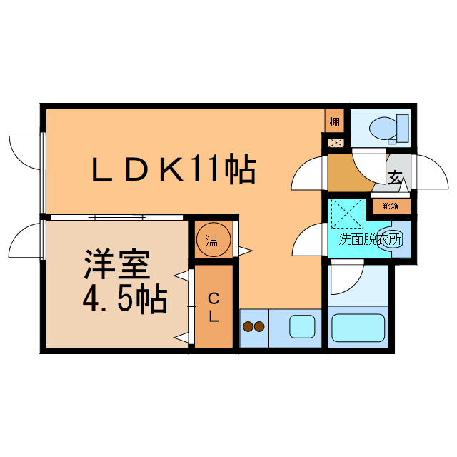 ラペル241Bの間取り