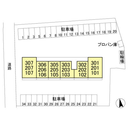 グレイスリーフの区画図|当社、チルホームのHPもご覧ください(^^)/物件情報多数♪