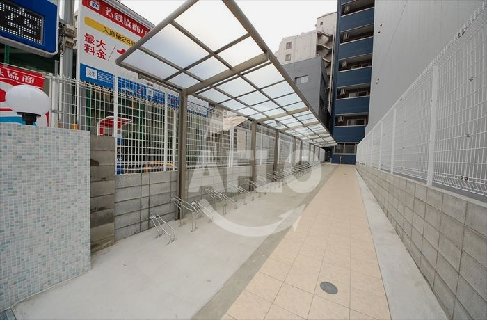 みおつくし東なんばのエントランス|みおつくし東なんば　エントランスアプローチ