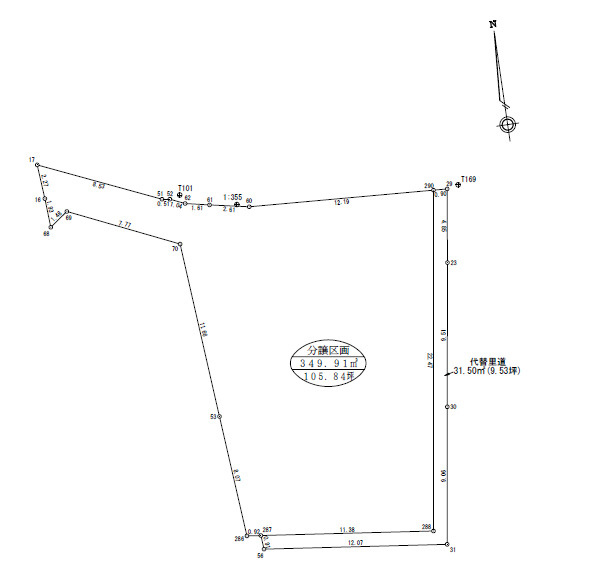 上之町二丁目 土地