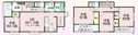 【間取り】 | 建物面積105.16㎡　全居室南向きで日当たり良好♪パントリ―・各部屋収納付きで便利です！インナーバルコニーなので突然の雨でもお洗濯物も安心です♪
							

