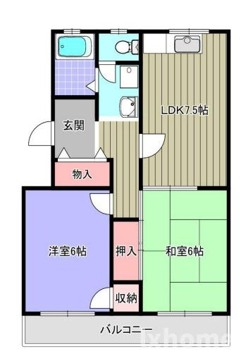 カーサ南茨木の間取り