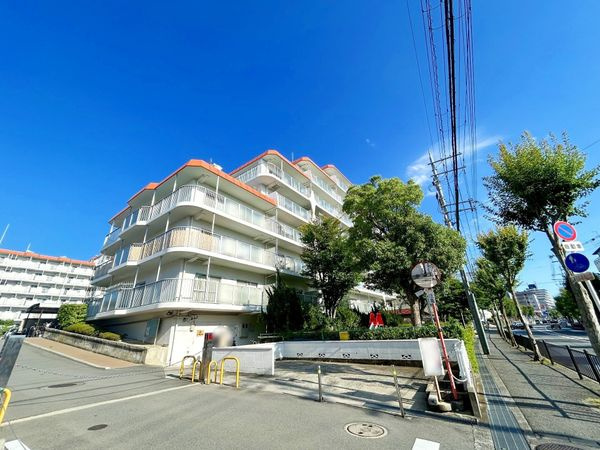 豊中緑ヶ丘サンハイツD棟の外観