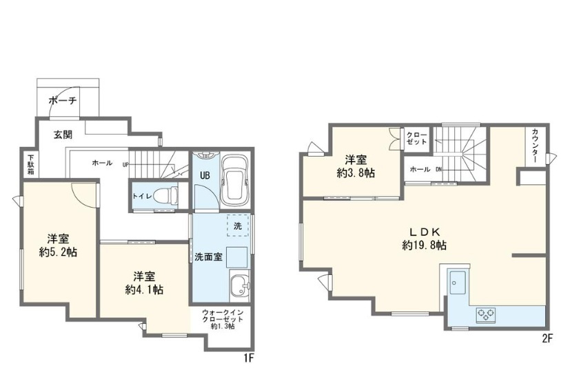 戸塚区戸塚町の間取り|3LDK、土地面積145.14m2、建物面積83.01m2のLDKはゆったりとした広さになっています。