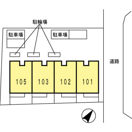 クレールNの区画図
