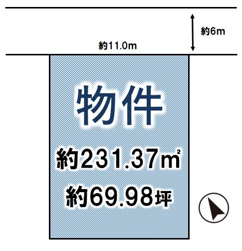 下野市小金井５丁目の土地図