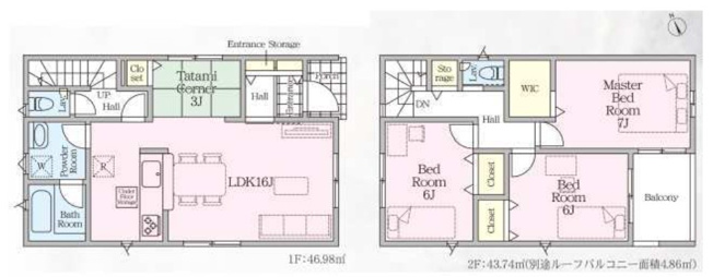 【間取り】 | CRADLE GARDEN加須市南町第3　新築住宅 | ≪1号棟≫