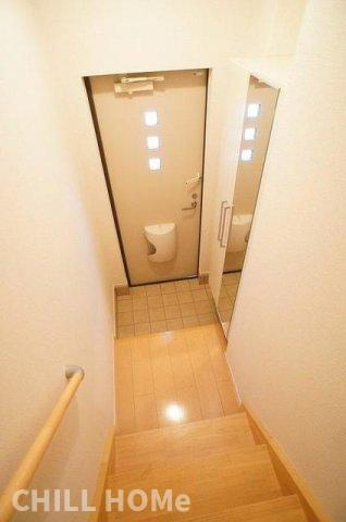 カーサ　モデルノＢの玄関|当社、チルホームのHPもご覧ください(^^)/物件情報多数♪