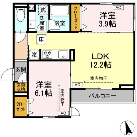 カルニュの間取り