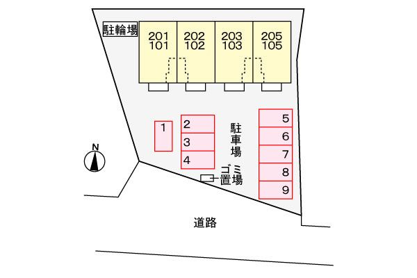 プリベールの区画図