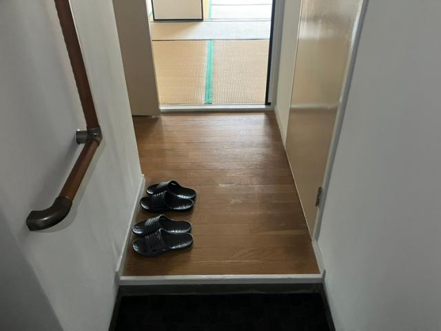 竹味マンションの玄関|落ち着いた玄関です