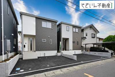 【外観】 | CRADLE GARDEN加須市南町第3　新築住宅 | ≪2号棟≫安心して暮らせる利便性と、子どもを安心して育てられる穏やかな住環境が魅力です。
現地(2026年7月撮影)