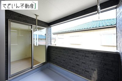 【バルコニー】 | CRADLE GARDEN加須市南町第3　新築住宅 | ≪2号棟≫
現地(2026年7月撮影)