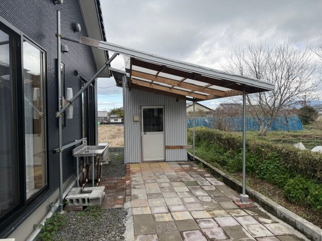 都城市豊満町の中古一戸建の庭