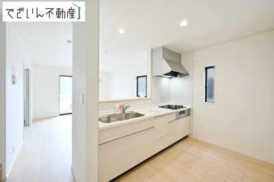 【キッチン】 | CRADLE GARDEN加須市南町第3　新築住宅 | ≪3号棟≫
現地(2026年7月撮影)