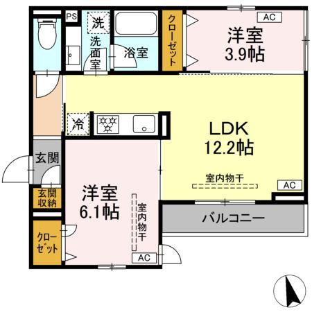 カルニュの間取り