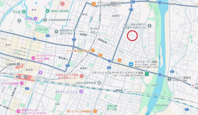 姫路市楠町　　　　JR「京口駅」徒歩10分の地図