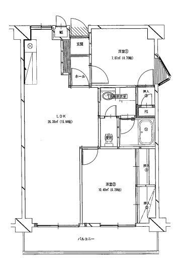 レシオ苅原の間取り
