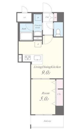 La Gracia 四谷の間取り