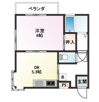 シャトリエⅠの間取り