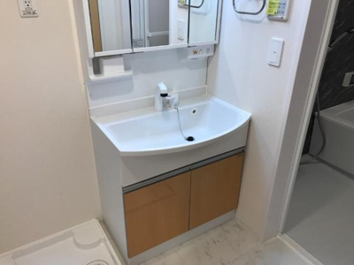 【洗面所】 | 三木市緑が丘町本町一丁目新築アパート | 洗髪洗面化粧台（イメージ）