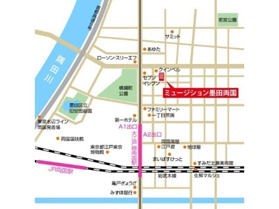 【地図】 | ミュージション墨田両国