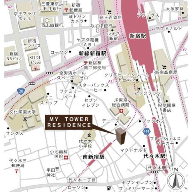 ＭＹ　ＴＯＷＥＲ　ＲＥＳＩＤＥＮＣＥの地図