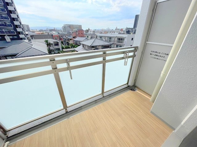 東三国Noahのバルコニー