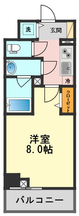ユリカロゼ金町の間取り