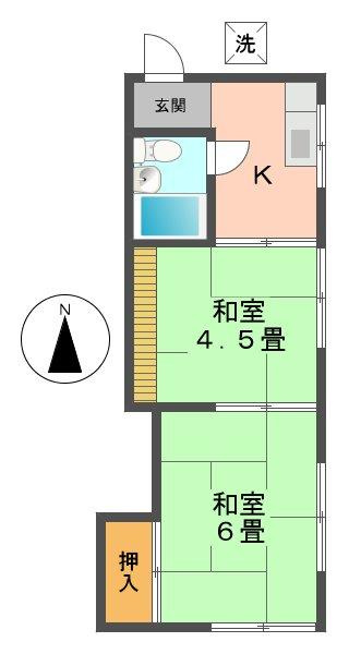 メゾン松の間取り