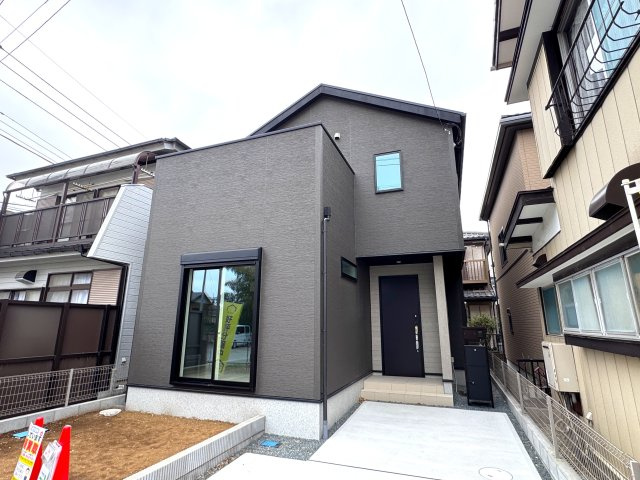 柏市高田新築戸建【高田小学校:徒歩5分】の外観|完成済み内覧可能です！！