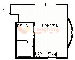 久留米市花畑３丁目の賃貸マンションの間取り