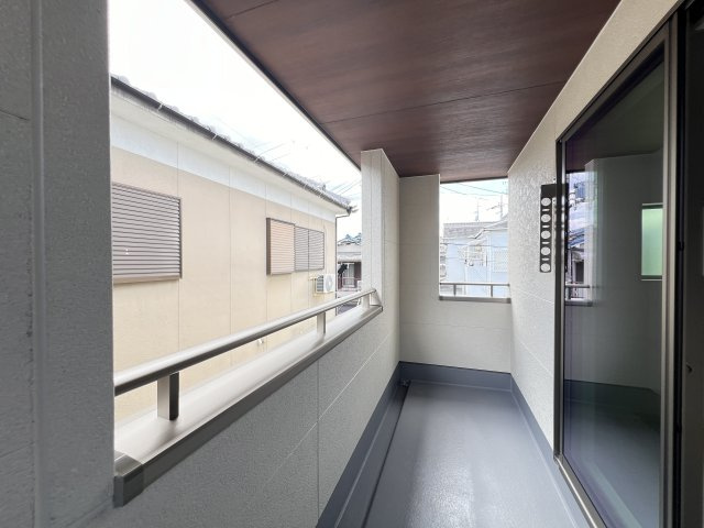 橿原市中曽司町　第10期のバルコニー
