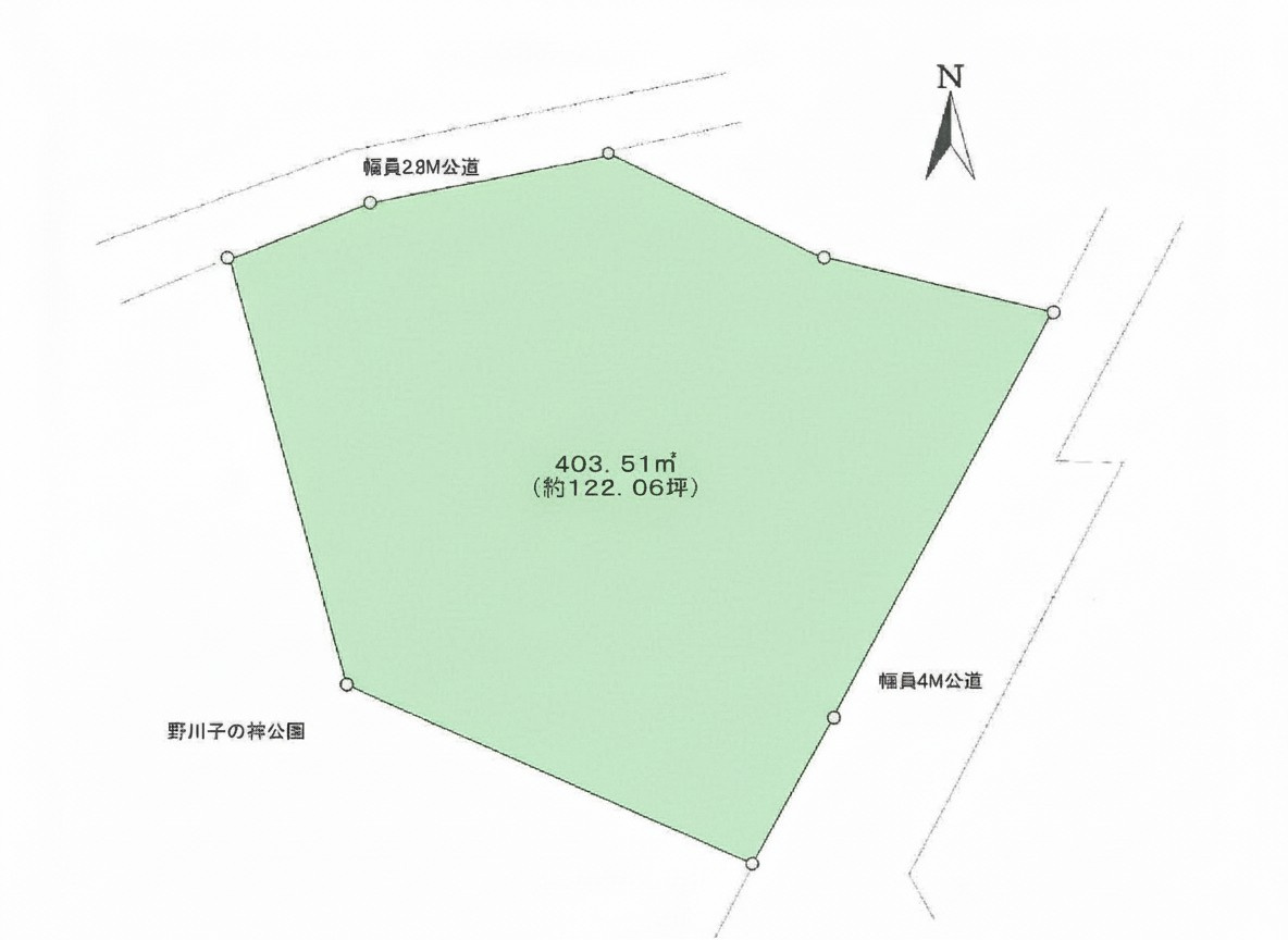 東急田園都市線「鷺沼」条件なし土地の画像