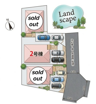 【区画図】 | 立川市砂川町7丁目　新築戸建　全3棟　2号棟