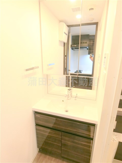 ラクラス蒲田Ⅱの洗面所|洗面所　独立洗面台