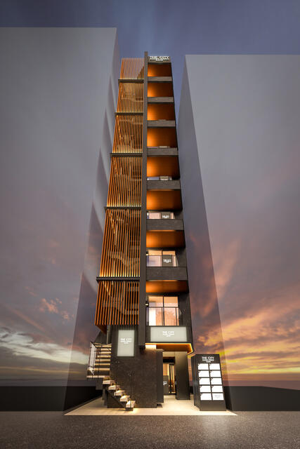 THE CITY 麻布十番 AZUR　5Fの外観パース
