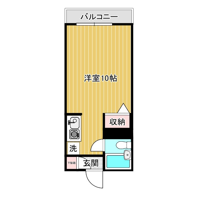 リズ松ヶ丘の間取り