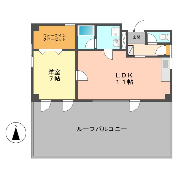 フェリースお花茶屋の間取り