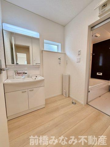 前橋市大前田町第１　限定1棟　クレイドルガーデン　新築建売の浴室|コンパクトで使いやすいお風呂です