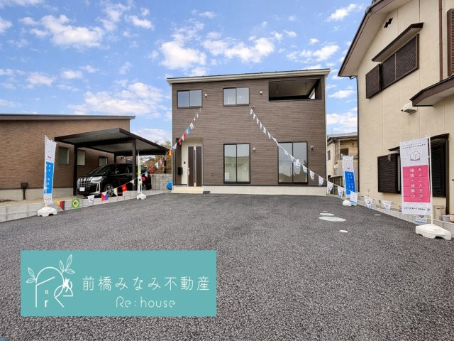前橋市大前田町第１　限定1棟　クレイドルガーデン　新築建売の外観|落ち着いた雰囲気の外観です