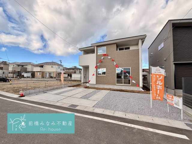 【新築】前橋市上新田町1期　限定1棟　アーバンスタイル　新築建売の外観|建物外観を気になさる方へ、見た目の良い物件です
