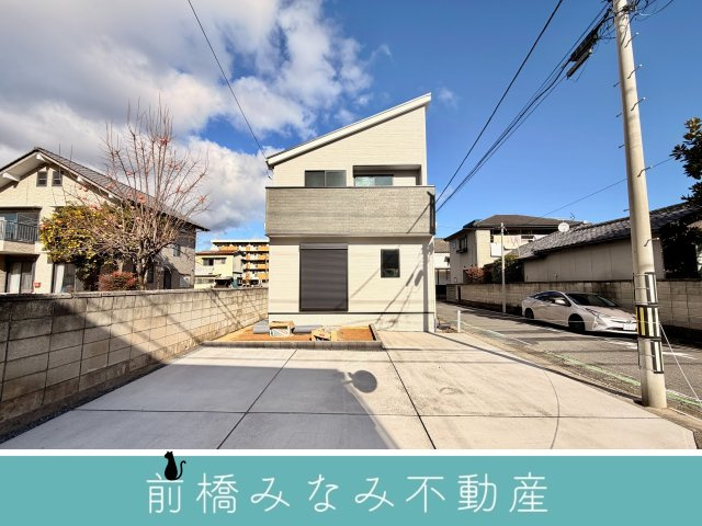 【新築】前橋市朝日町2丁目25-1期　限定1棟　リナージュ　新築建売の外観|おしゃれな外観です